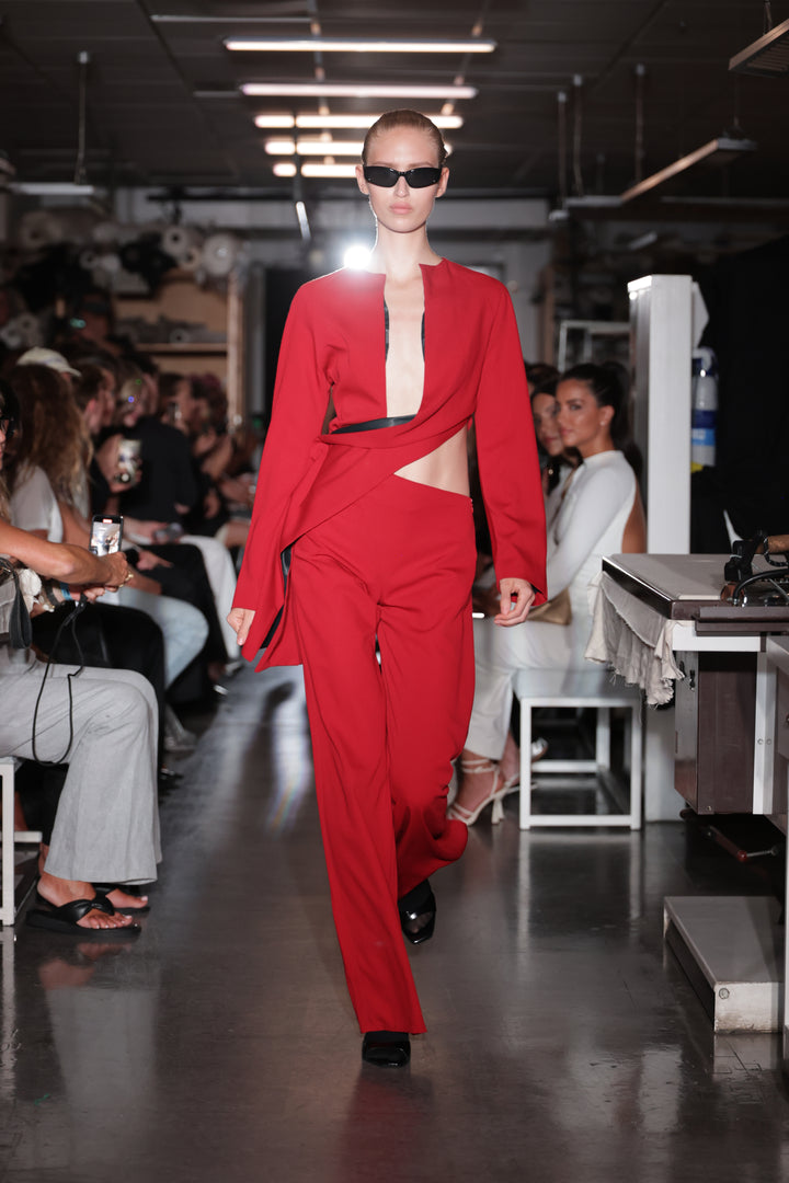 SIGNATURE TROUSER RED