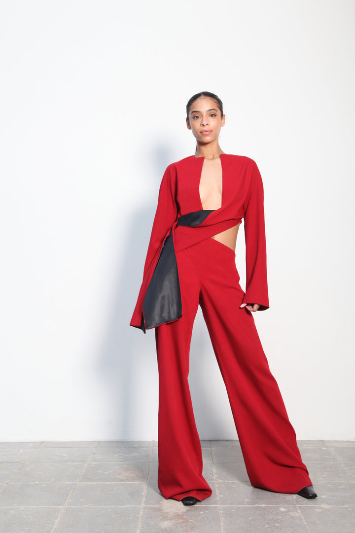 SIGNATURE TROUSER RED