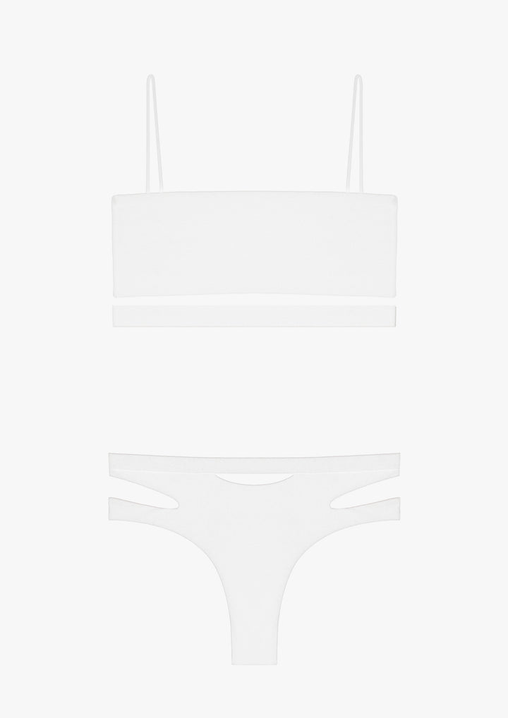 Kaia Bikini White